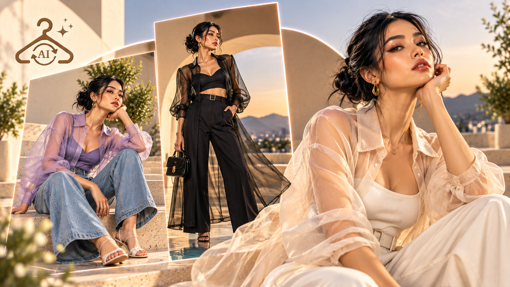 How to Style Sheer Layers for a Modern Fashion Look With AI